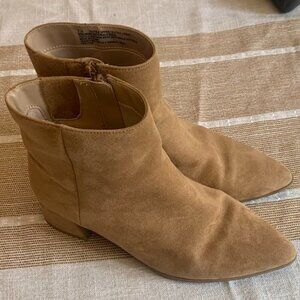 A New Day - 'Delilah' Suede-like Ankle Boots - Tan, Womens Size 7.5
